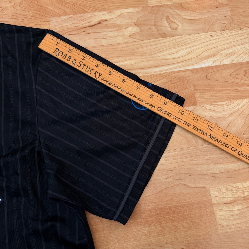 Tommy Hilfiger Awake NY Mercedes AMG F1 George Russell 63 Baseball Jersey Black - Picture 8 of 8